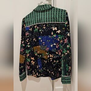 Cabi Floral Western Bronco Blouse #5520